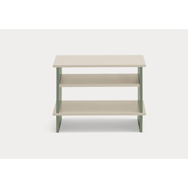 Zelena/kremno bela nočna omarica s policami Inari – Teulat-image-2