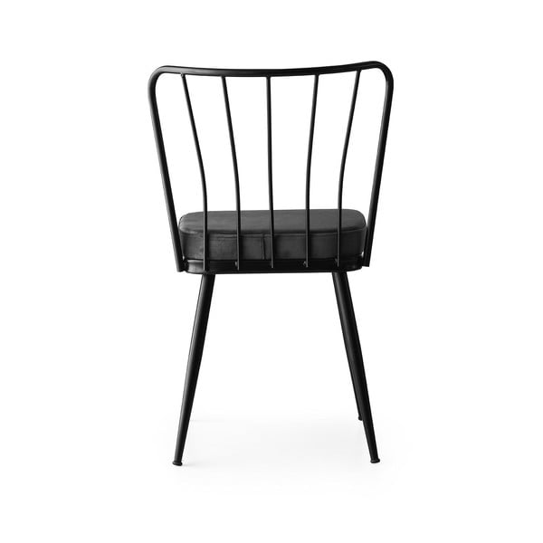 Antracitno sivi kovinski jedilni stoli v kompletu 2 ks Yildiz – Kalune Design-image-2