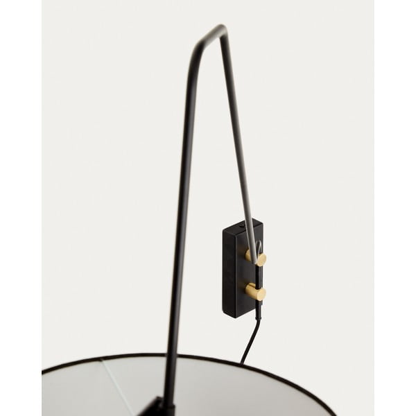 Črna stenska svetilka ø 25 cm Jex – Kave Home-image-4