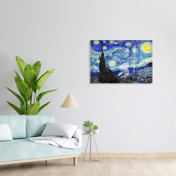 Steklena slika 70x50 cm Vincent van Gogh – Wallity-image-1