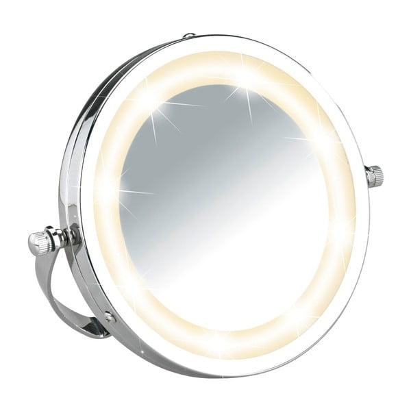 Povečevalno ogledalo z osvetlitvijo LED Wenko Brolo