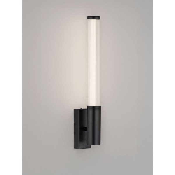Mat črna kovinska LED stenska svetilka Nold – Nova Luce-image-3