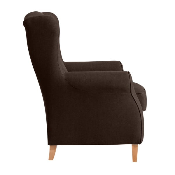 Temno rjav fotelj Max Winzer Lorris Chocolate-image-2