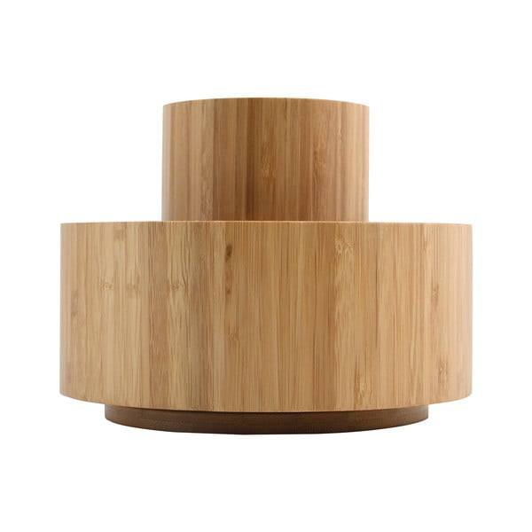 Bambusov kopalniški organizator za kozmetiko/vrtljiv v naravni barvi Isalys – MSV-image-3