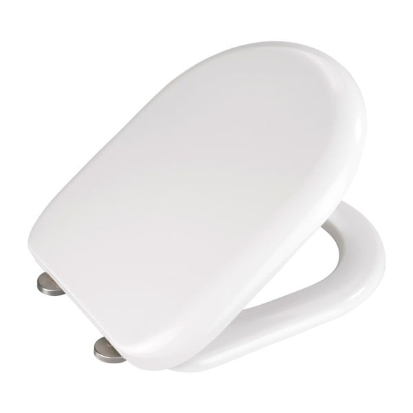 Bela WC deska z enostavnim zapiranjem Wenko Santana, 44 x 37 cm-image-1