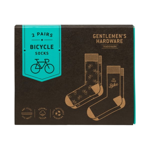 Moške nogavice 2 para Bike – Gentlemen's Hardware-image-2