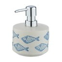 Modro-bel dozirnik za milo Wenko Aquamarin, 475 ml