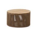 Okrogla vrtna miza z mizno ploščo iz akacije ø 60 cm Dandara - Kave Home