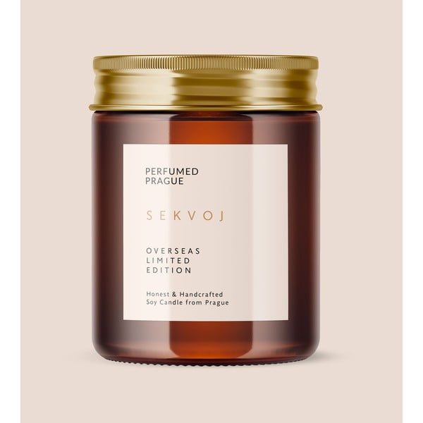 Dišeča sveča iz sojinega voska čas gorenja 40 h Slavic Edition: #64 Sequoia, Eben and Cedar – Perfumed Prague-image-2