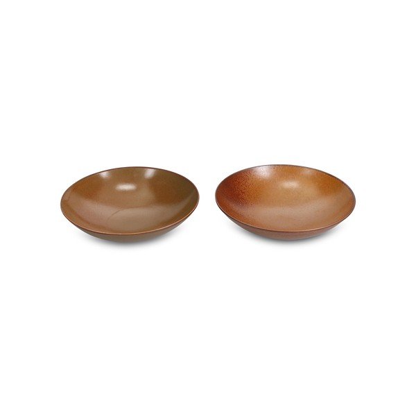 Rjava porcelanasta skleda ø 21 cm Ovio – BonBistro-image-3