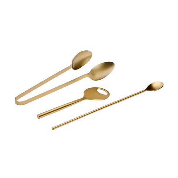 Komplet za pripravo koktejlov iz nerjavečega jekla Aruc – Kave Home