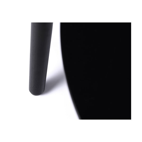 Črne okrogle mizice v kompletu 2 ks ø 88 cm Adda – Unique Furniture-image-4