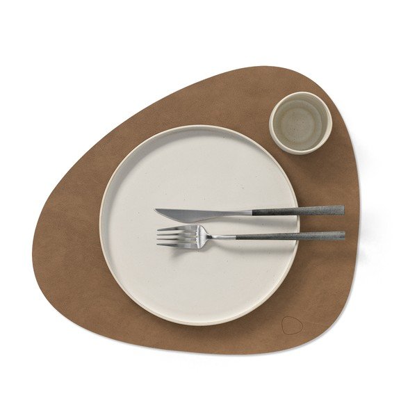 Pogrinjek iz eko usnja 37x44 cm Curve L Nupo – LIND DNA-image-2