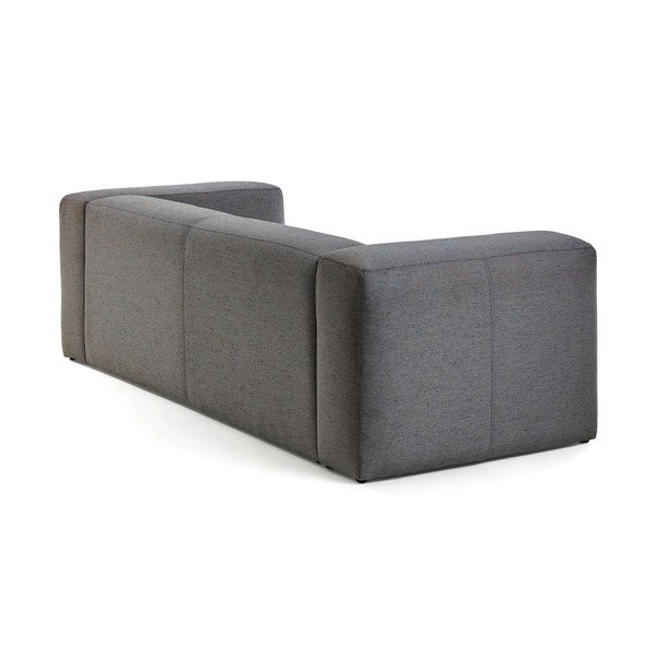 Temno siva zofa Kave Home Blok-image-4
