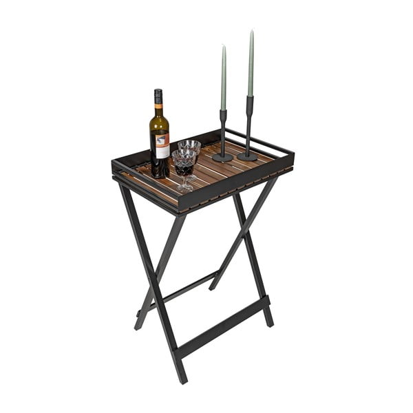 Stranska mizica s ploščo iz akacije 42x60 cm Taba – Wenko-image-2