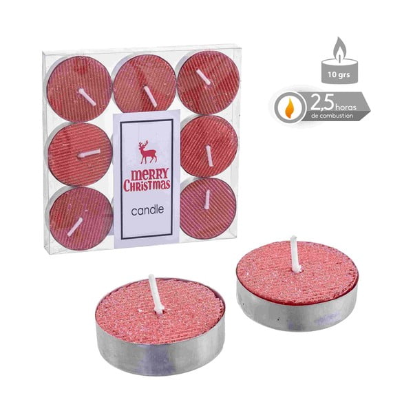 Čajne sveče v kompletu 9 ks čas gorenja 2,5 h – Casa Selección-image-1