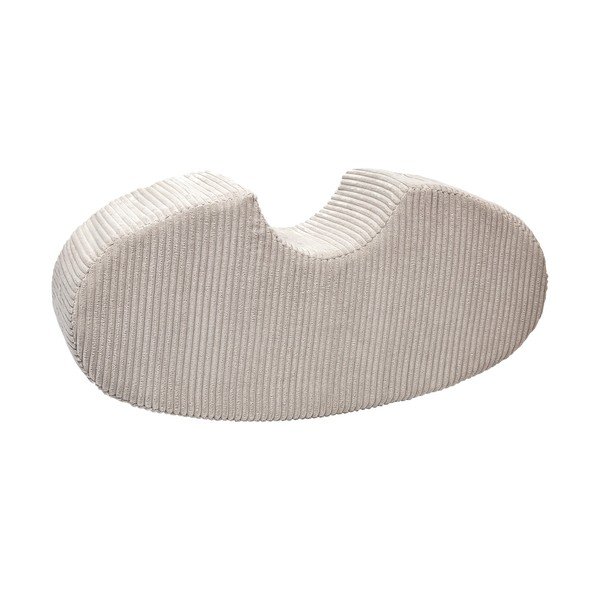 Bež gugalnica iz rebrastega žameta višina 80 cm 35x24 cm – Meowbaby