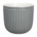 Siv keramičen cvetlični lonček Green Gate Alice, ø 14 cm