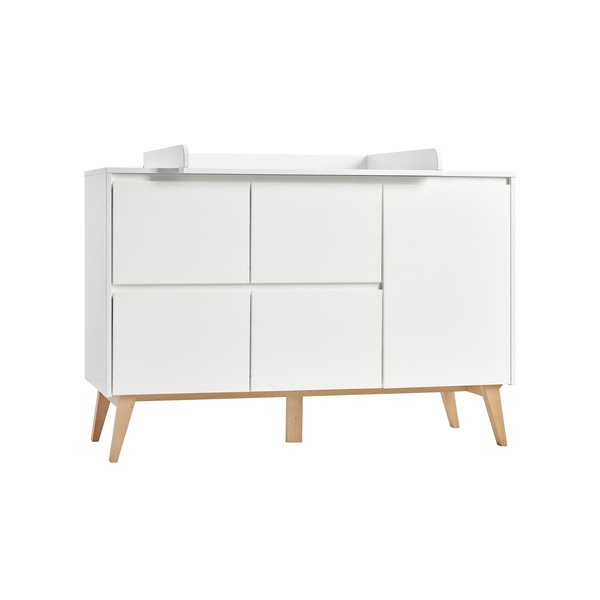 Bela otroška komoda Pinio Swing, 148 x 92 cm-image-2