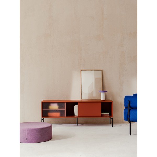 TV omarica v barvi terakote 160x60x42 cm Met – noo.ma-image-1