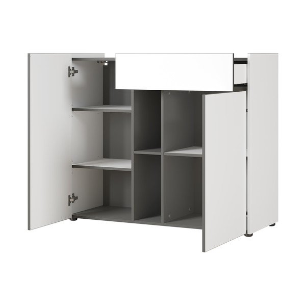 Bela komoda Germania Veluva, širina 112 cm-image-2