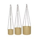 Kovinski viseči okrasni cvetlični lonci v kompletu 3 ks ø 25 cm Bloom – Hübsch