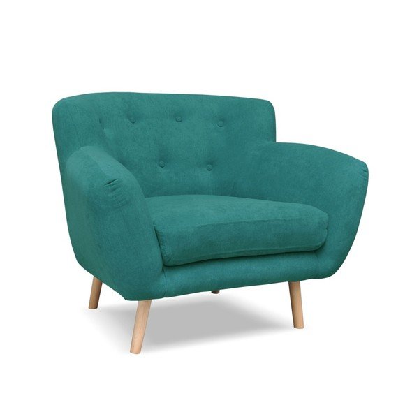 Zeleno-moder fotelj Cosmopolitan design London-image-2