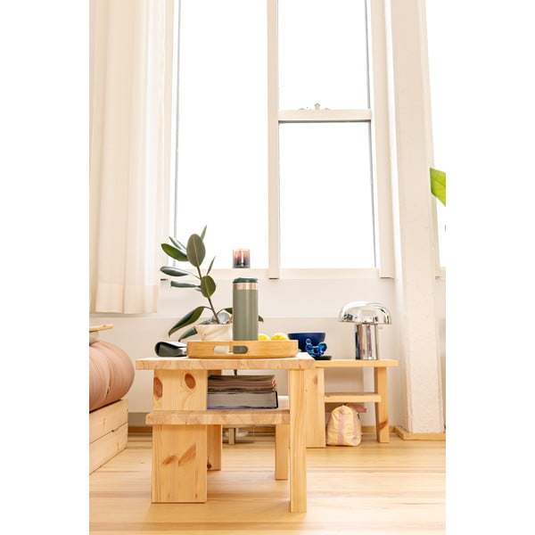 Stranska mizica iz masivnega bora 34x45 cm Japan – Karup Design-image-4