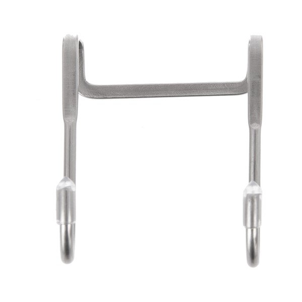 Viseči obešalniki v kompletu 2 ks iz nerjavečega jekla v srebrni barvi – Orion-image-2