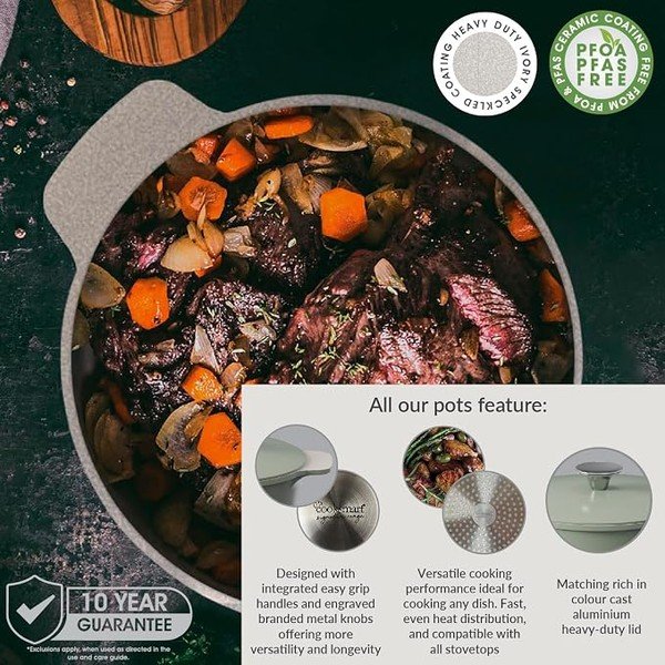 Lonec za peko s pokrovko 4 l Signature Range – Cooksmart ®-image-2