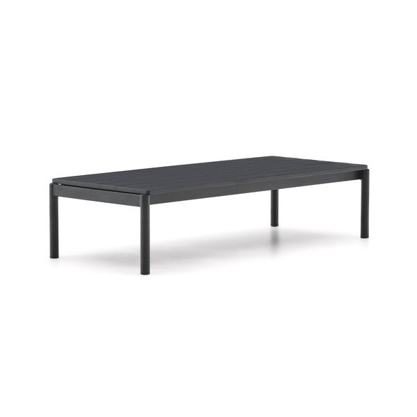 Kovinska vrtna klubska mizica 63x149 cm Sorells – Kave Home