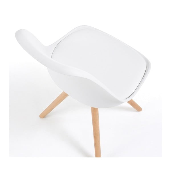 Beli stol z bukovimi nogami loomi.design Lumos-image-2