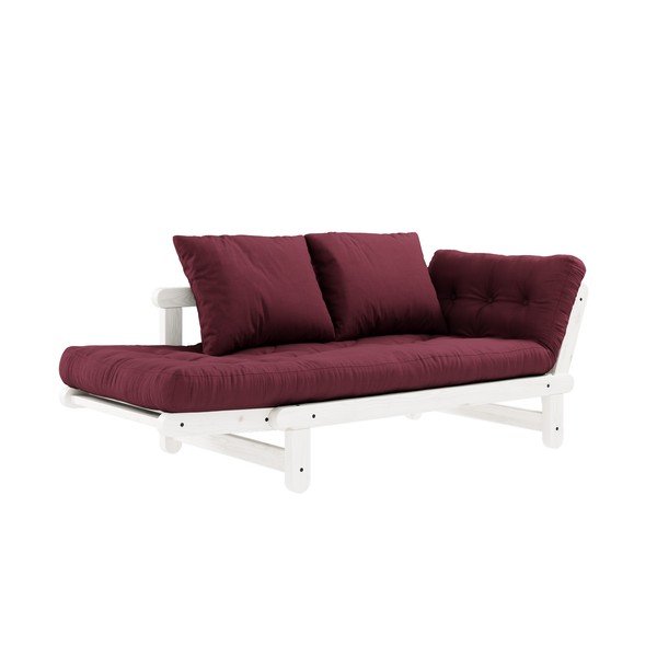 Raztegljiv kavč Karup Design Beat White/Bordeaux-image-4