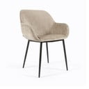 Bež oblazinjen jedilni stol Konna – Kave Home