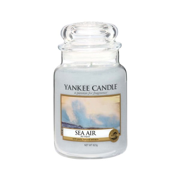 Dišeča sveča Yankee Candle Sea Air, čas gorenja 110 h