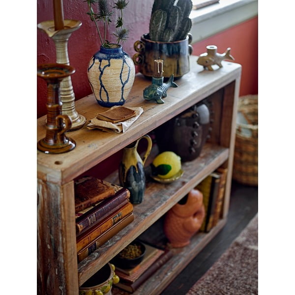 Modro-kremno bela vaza iz kamenine (višina 16 cm) Avon – Bloomingville-image-2