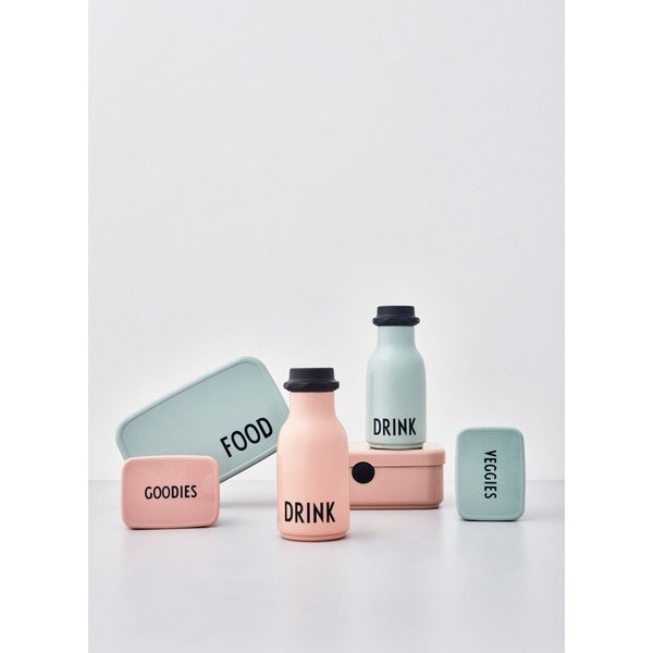 Roza steklenička za otroke Design Letters Drink, 330 ml-image-3