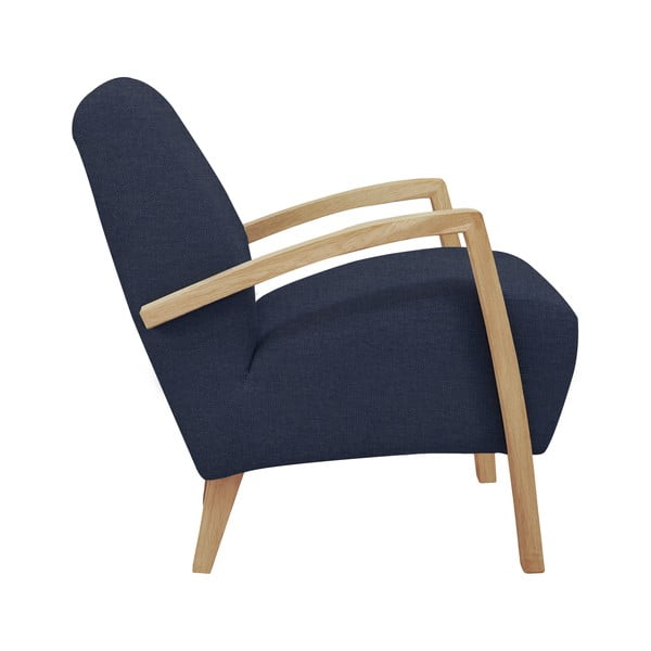 Temno modra Windsor & Co Sofas Fotelj Luna-image-2