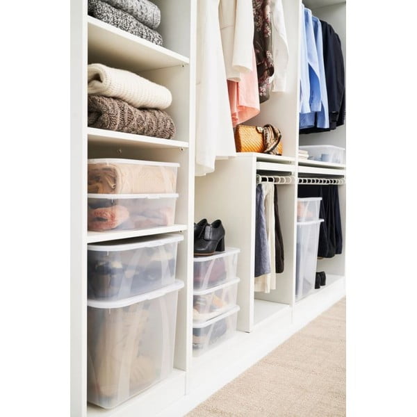 Plastična škatla za shranjevanje s pokrovom 29 l Lona - Rotho-image-1