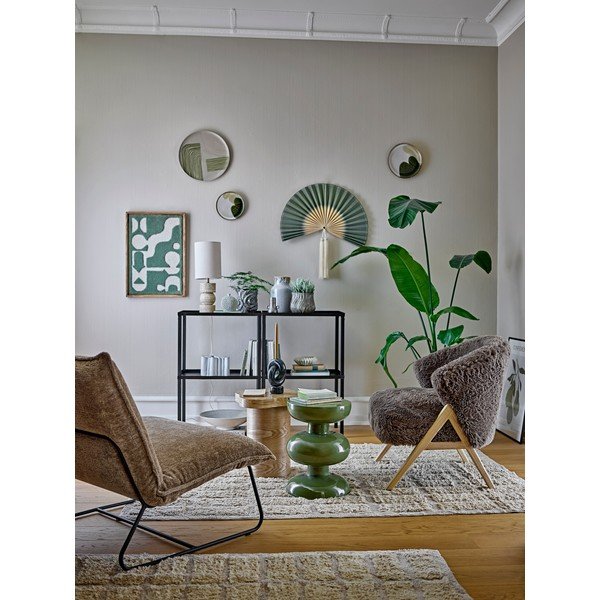 Črn kovinski regal 59x90x38 cm Loups – Bloomingville-image-1