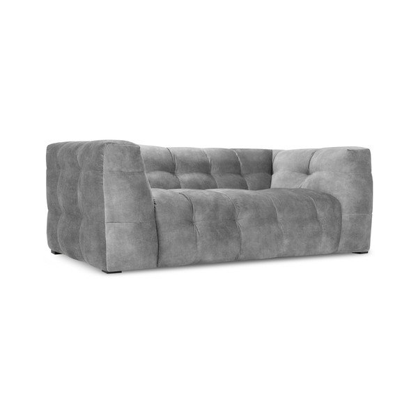Siva žametna zofa Windsor & Co Sofas Vesta, 208 cm-image-3