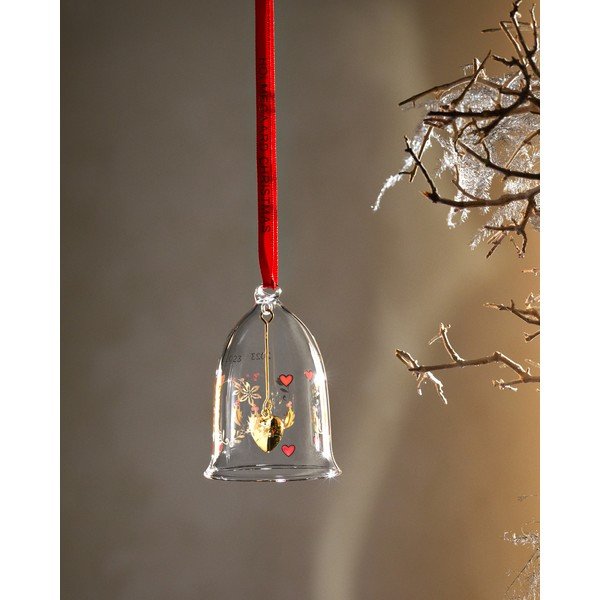 Steklen okrasek za jelko Bell – Holmegaard-image-1