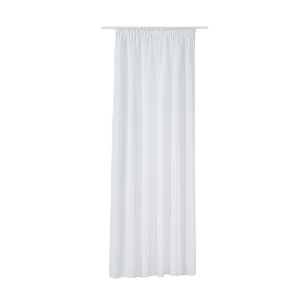 Bela prosojna zavesa 140x245 cm Perseide – Mendola Fabrics