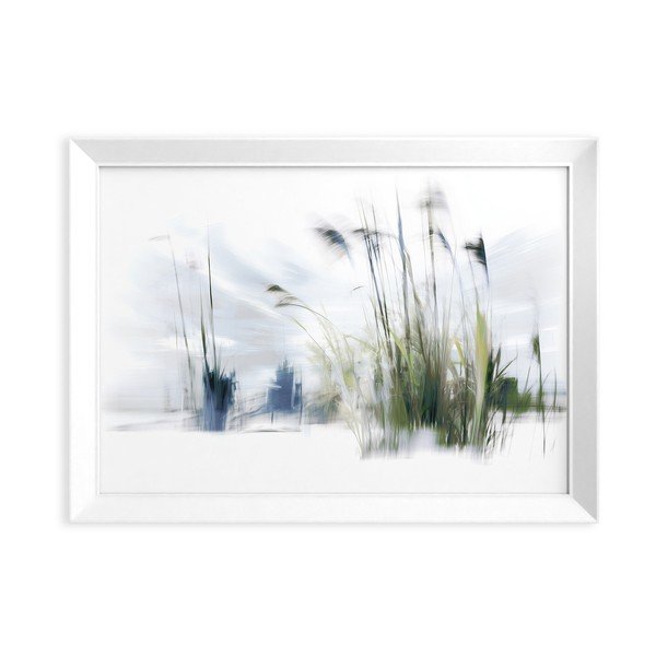 Tiskana slika z okvirjem 56x75 cm Blue Grasses – Styler
