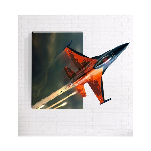 3D stenska slika Mosticx Rocket, 40 x 60 cm