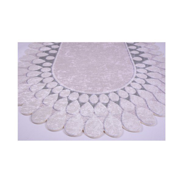 Siva preproga Vitaus Zinno Oval Gri, 80 x 120 cm-image-1