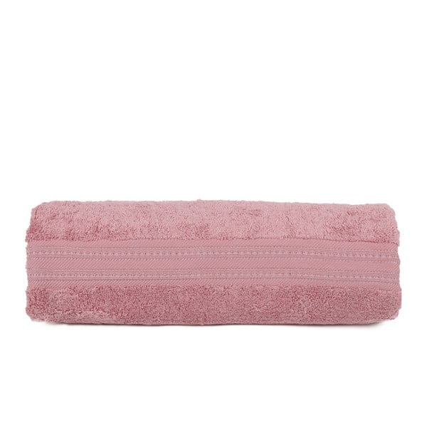 Rožnata brisača Lavinya, 50 x 90 cm