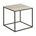 Stranska mizica v kamnitem dekorju 45x45 cm Vita – House Nordic