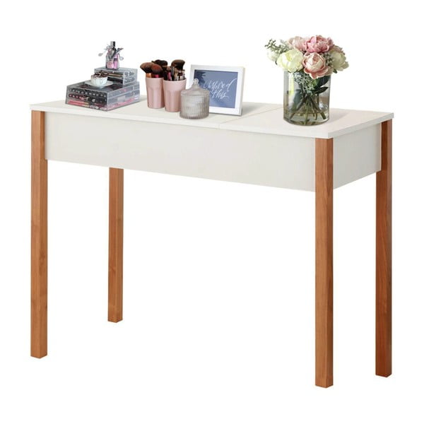 Bela lesena konzolna mizica Støraa Caitlin-image-1