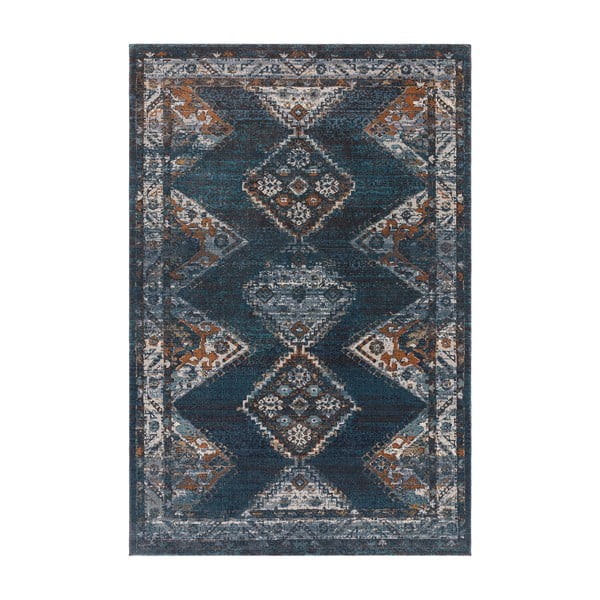 Modra preproga 290x195 cm Zola - Asiatic Carpets